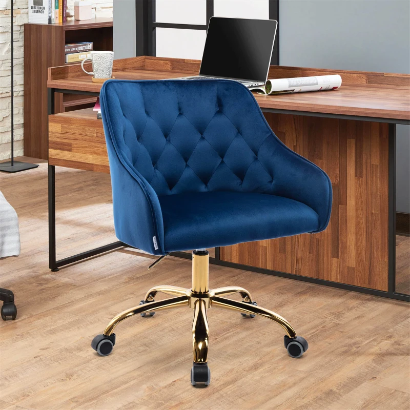 Fauteuil de relaxation ergonomique hauteur réglable, élégante et confortable, Bleu