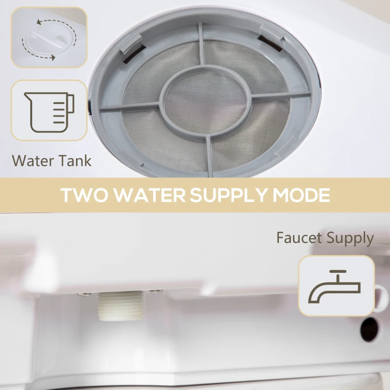 HOMCOM Multi-Program 6L Tabletop Dishwasher(m-6)