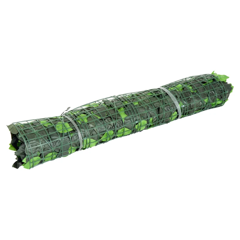 Outsunny Gard Artificial 1,3 m – Rola Verde „Viu Mereu”, Montaj Simplu(m-11)