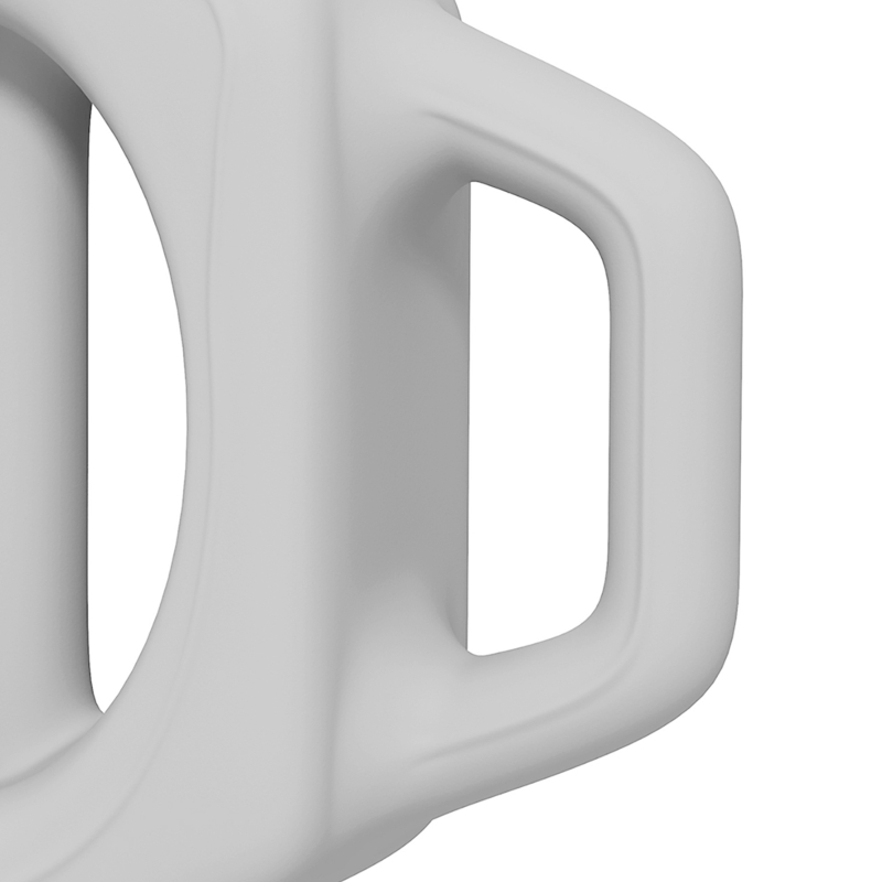 SPORTNOW Multifunkcyjna hantelka 3w1, 10 kg, antypoślizgowa, bezwonna, pokrycie z tworzywa sztucznego, rdzeń z żeliwa, szary