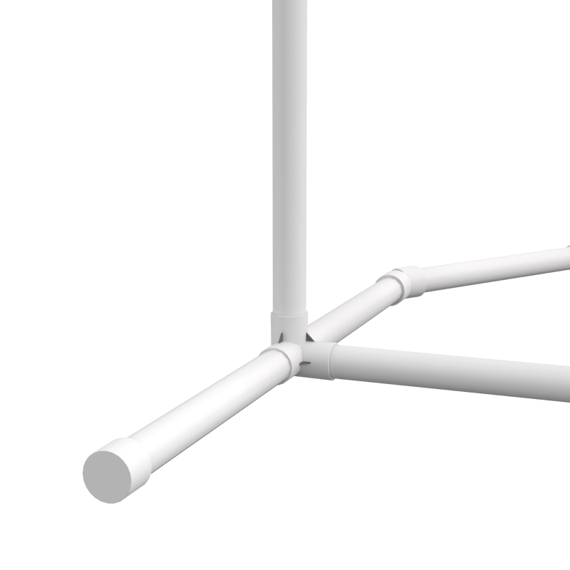 PawHut Zestaw agility dla psów Zestaw treningowy dla psów, 4 elementy, 89 x 69 x 99 cm, Biały+Czarny