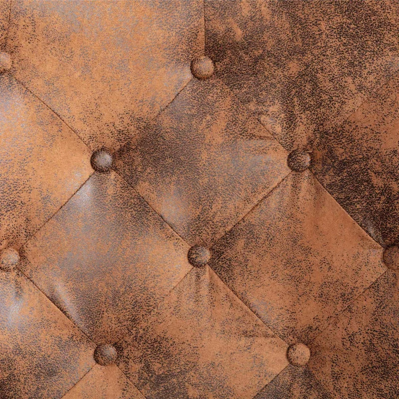 Fauteuil Relax Moderne capitonné pour Salon et Chambre à Coucher , Marron