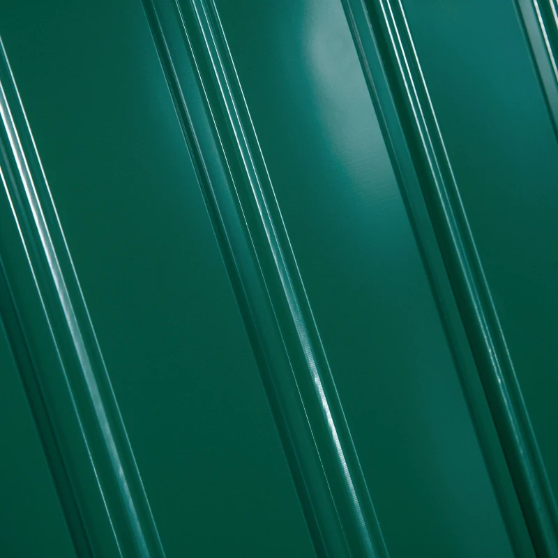 Outsunny Garden Shed Storage 12ft x 11ft Large Steel Metal Storage Shed Sliding doors Green