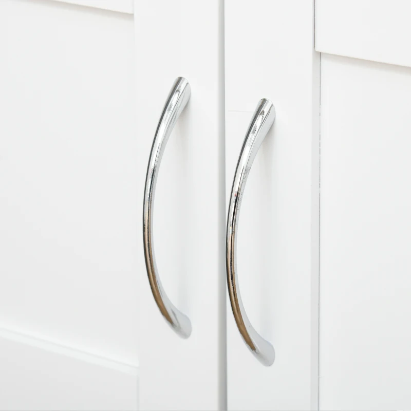 HOMCOM carucior bucatarie, suport pentru sticle, 67x37x87cm