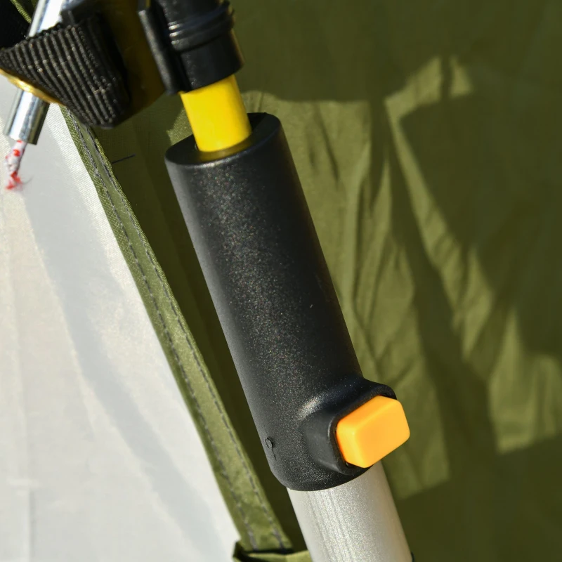Outsunny bivvy tent is aluminium glasvezel 195cm x 240cm x 240cm(m-7)