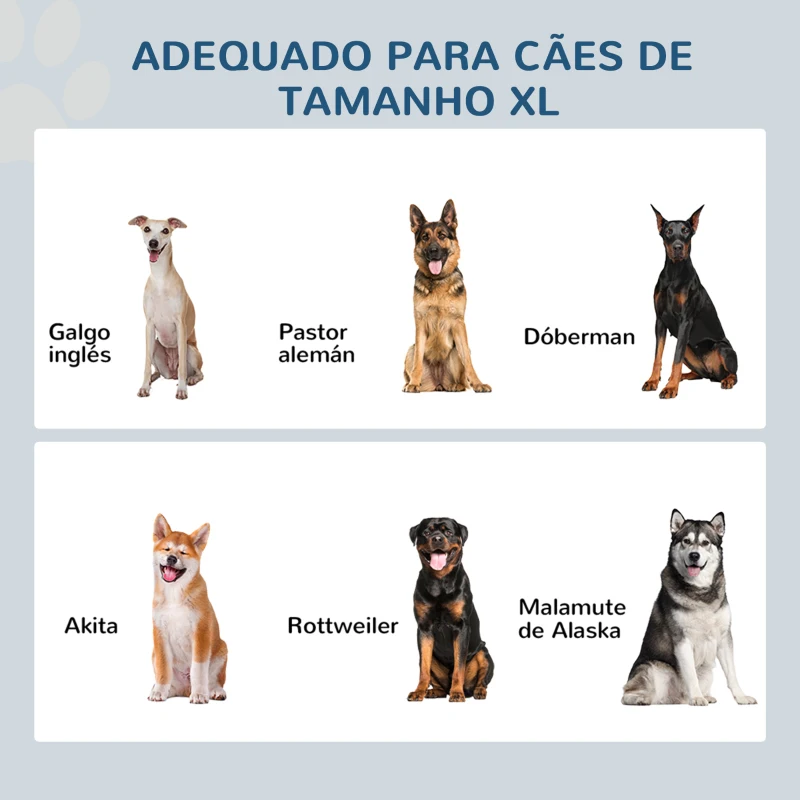 PawHut Comedouro Elevado para Cães com 2 Tigelas de Aço Inoxidável e Espaço de Armazenamento Oculto 60x30x41 cm Branco