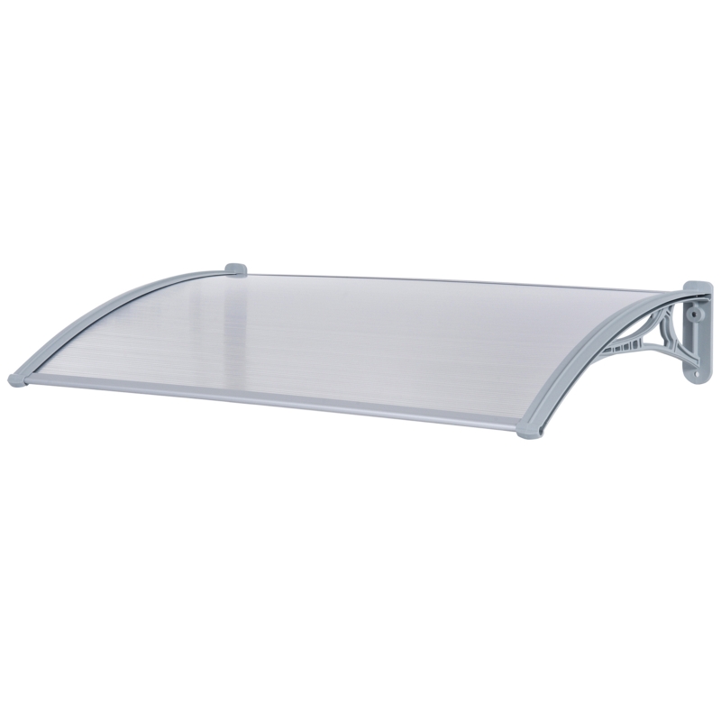 Outsunny Copertina in PVC acoperis Rezistent si Aluminiu, 140x70x21cm(m-10)