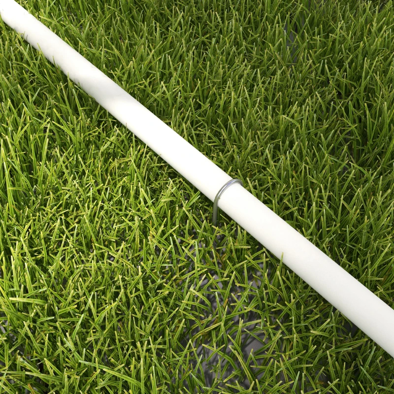 PawHut Honden-Agility-Set Hondentrainingsaccessoires Agility-Set, 4 stuks, 89 x 69 x 99 cm, Wit + Zwart(m-8)