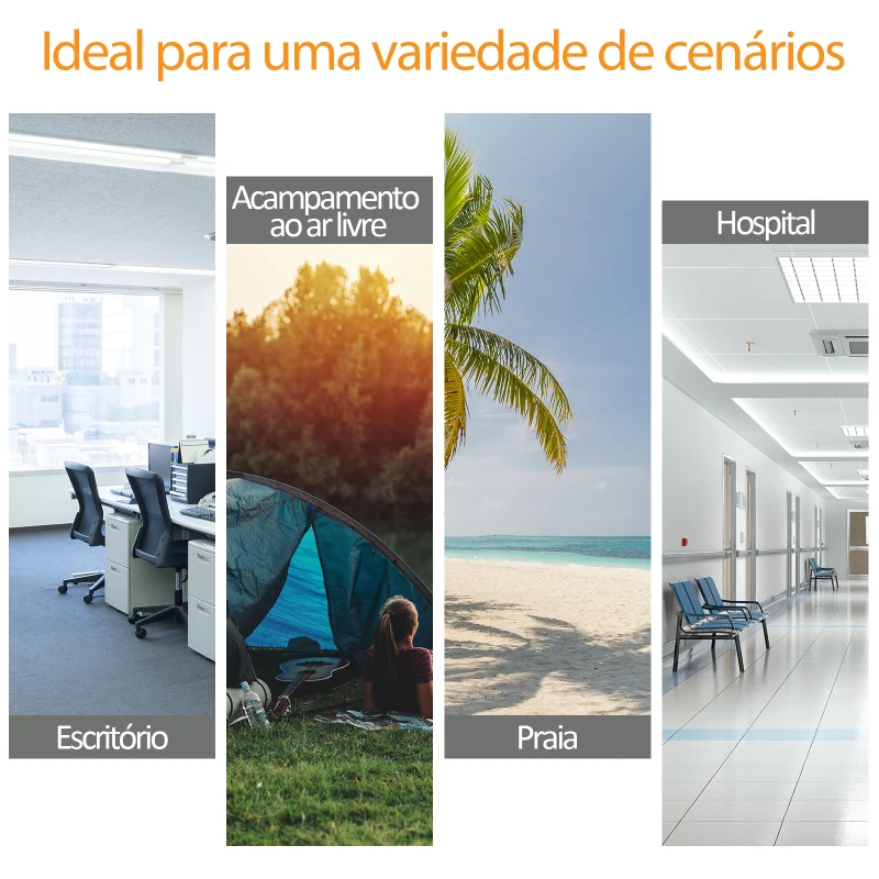 Outsunny Cama de Campismo Dobrável Cama de Campismo com Estrutura Metálica Carga 136 kg para Praia Viagens 193x64x40 cm Preto