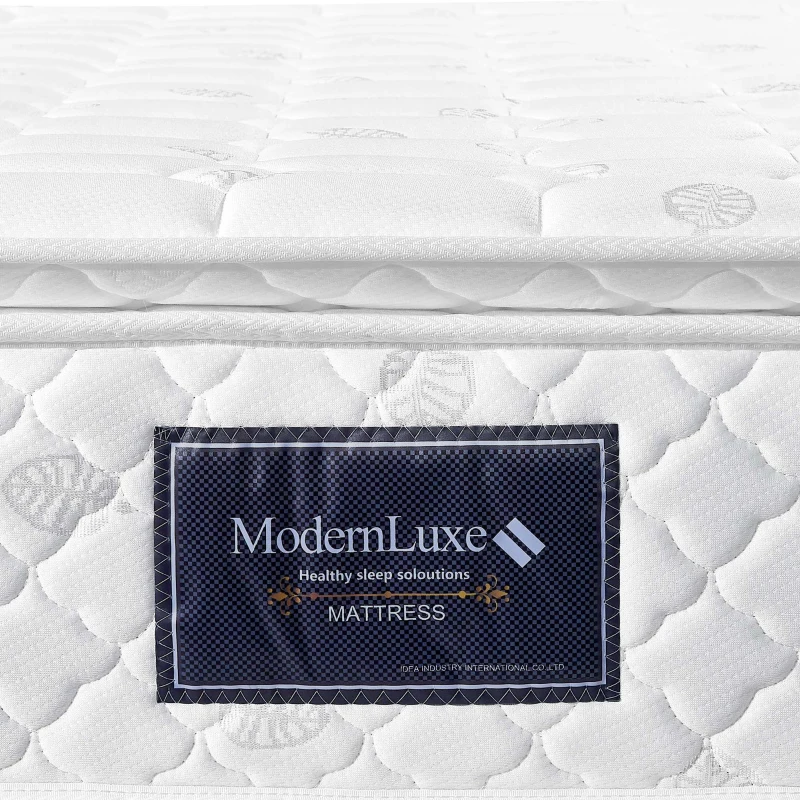 Letto Matrimoniale Imbottito con Illuminazione LED e 4 Cassetti, Testiera Regolabile, Rete a Doghe in Legno, Inclusa Materasso - Testata Letto Matrimoniale Imbottita, Nero