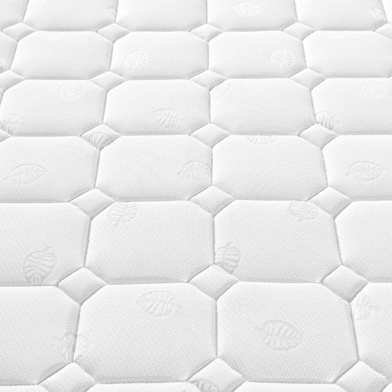 Letto Matrimoniale Imbottito con Illuminazione LED e 4 Cassetti, Testiera Regolabile, Rete a Doghe in Legno, Inclusa Materasso - Testata Letto Matrimoniale Imbottita, Nero