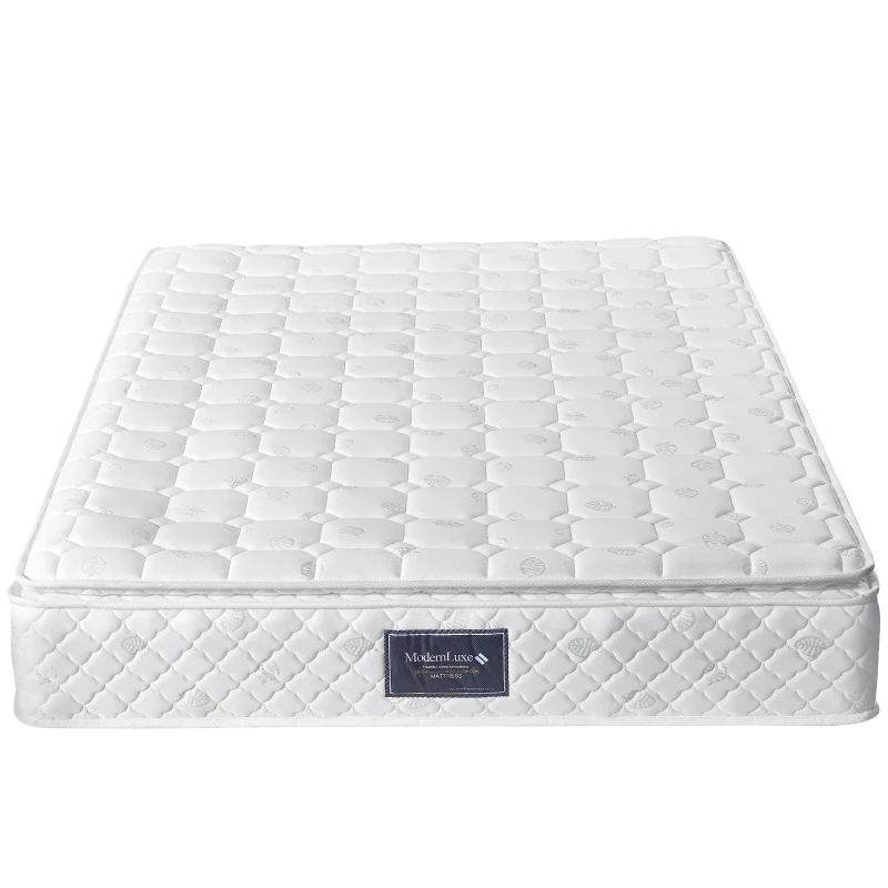 Letto Matrimoniale Imbottito con Illuminazione LED e 4 Cassetti, Testiera Regolabile, Rete a Doghe in Legno, Inclusa Materasso - Testata Letto Matrimoniale Imbottita, Nero