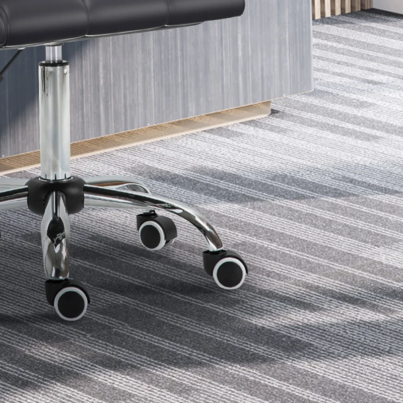 HOMCOM Scaun Rotativ cu Brațe din Piele Sintetică, Negru 52.5x54x94cm