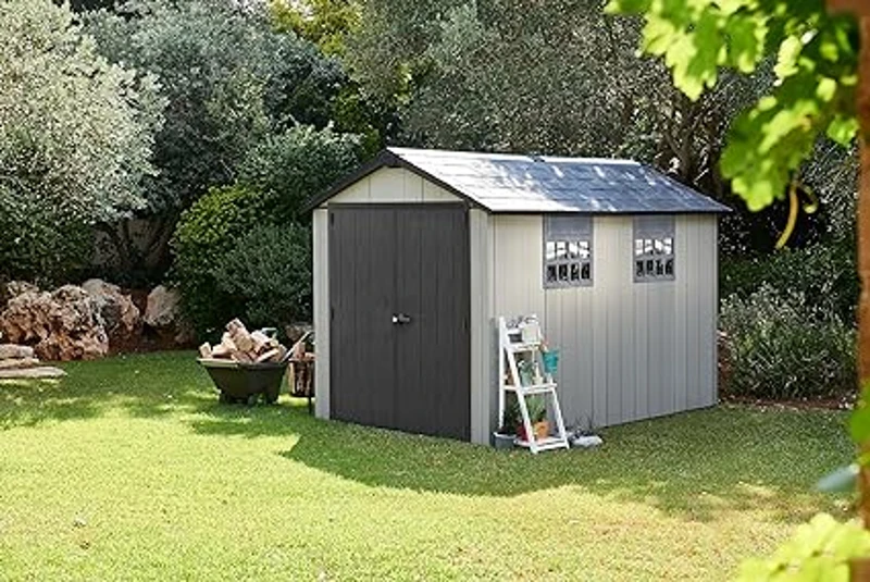 Keter Casetta da Giardino Oakland 7511, Grigia, 230 X 350 X 242 h