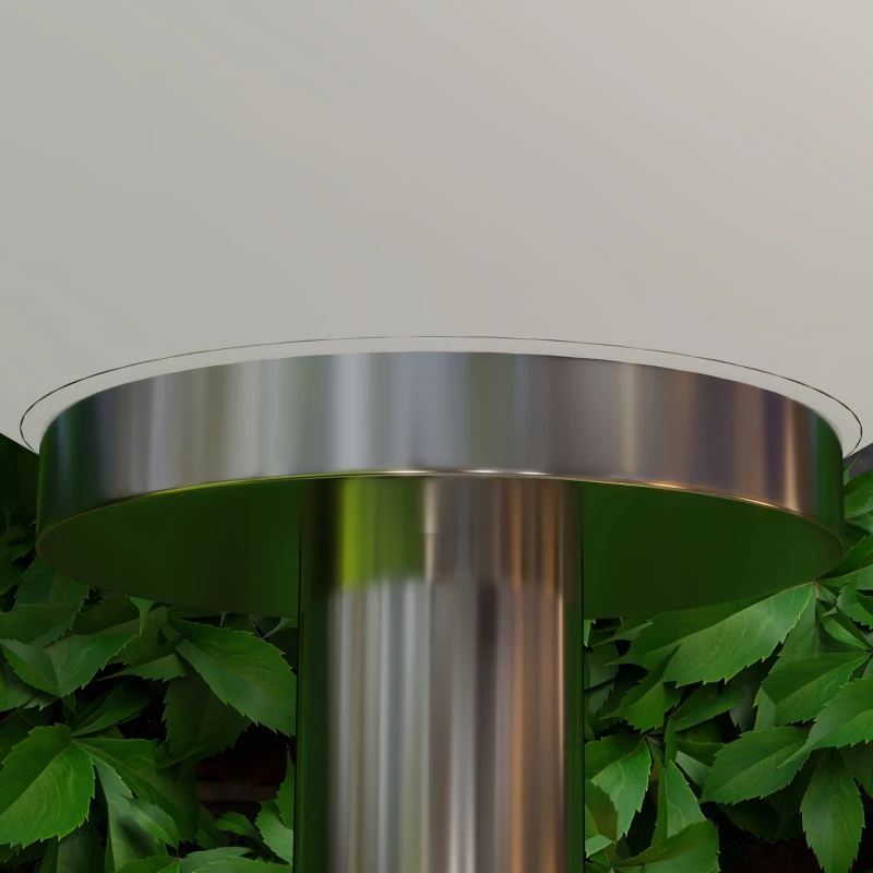 Outsunny Stâlp de Iluminat pentru Exterior, Impermeabil, Lampion cu Stâlp din Oțel și Abajur Rotund din Acrilic, Ø25x223 cm, Alb Crem