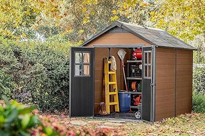 Keter Casetta da Giardino Newton 759, Marrone, 228 X 287 X 252 h