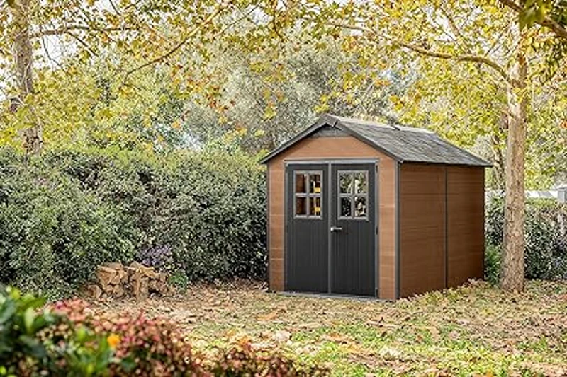 Keter Casetta da Giardino Newton 7511, Marrone, 228 X 350 X 252 h