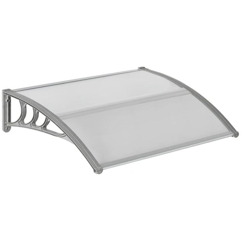 Outsunny Copertina din Policarbonat anti-UV de Exerior pentru Usi si Ferestre, 100x75cm(m-11)