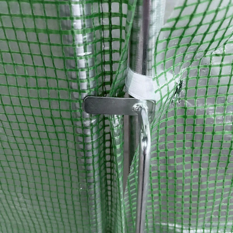 Outsunny 13' x 10' x 6.5' Outdoor Portable Walk-In Greenhouse - PE Covered