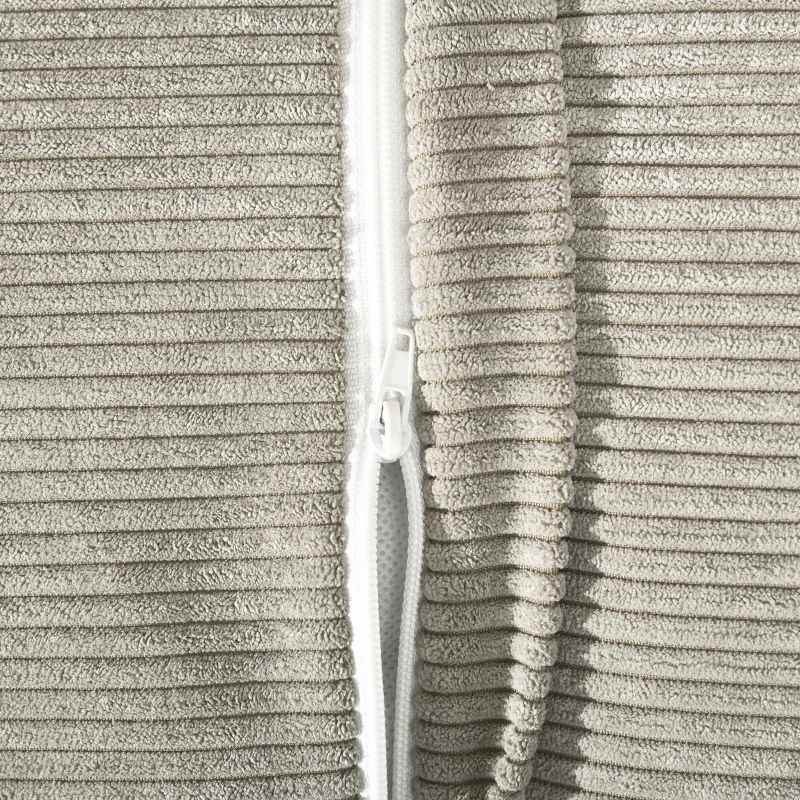 HOMCOM Slaapbank, Logeerbed, 3-standen Verstelbare Rugleuning, Linnenlook, tot 120 kg, 141 x 90 x 81 cm, Grijs