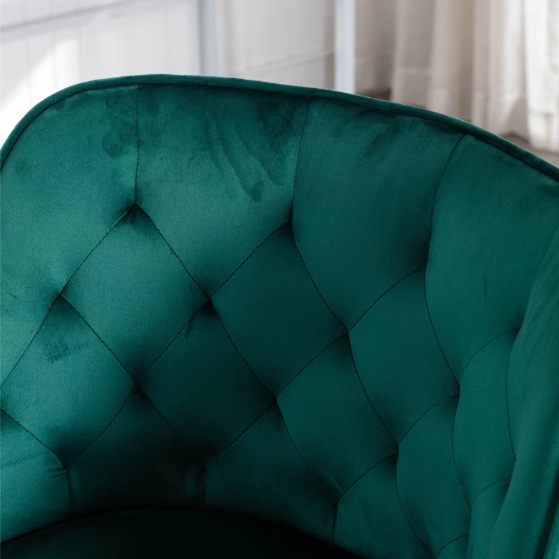 Ergonomischer Bürostuhl, höhenverstellbar, elegant und bequem, mit Massagefunktion, Grün