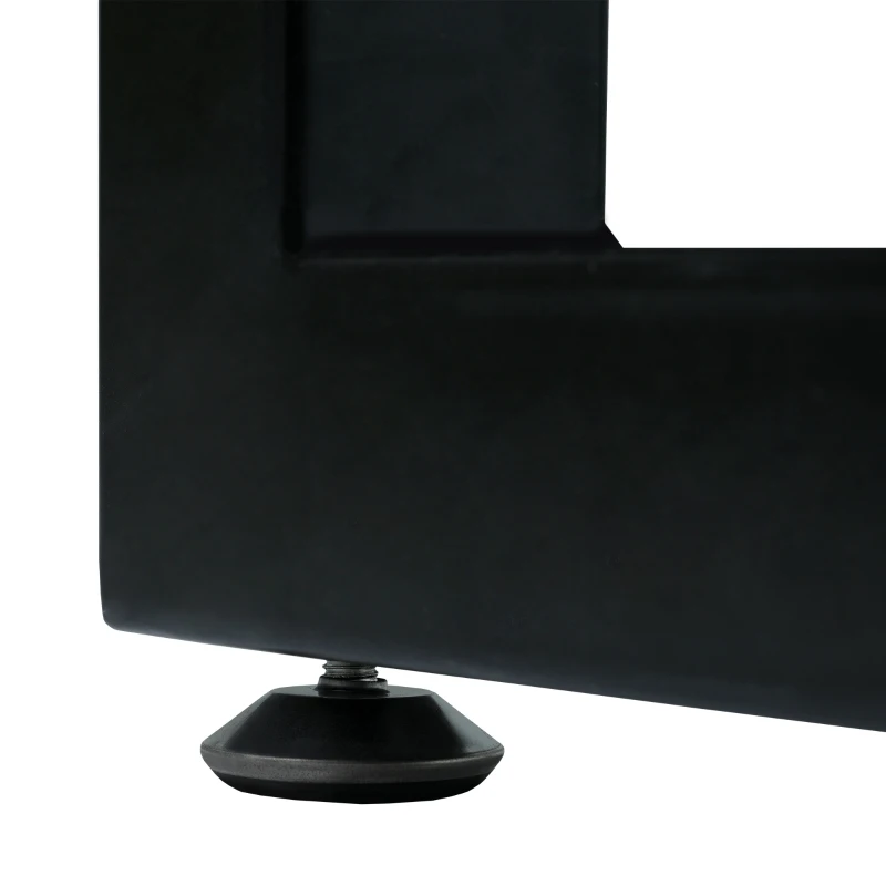 Tavolo Allungabile da Pranzo in Stile Industriale, in Legno e Metallo, Multifunzionale e Salvaspazio, Nero+Naturale