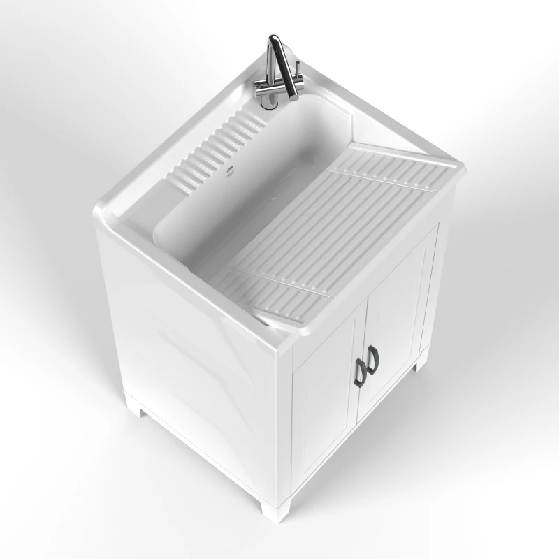 MONGARDI Mobile Lavatoio in resina per esterno-interno 60x50x85