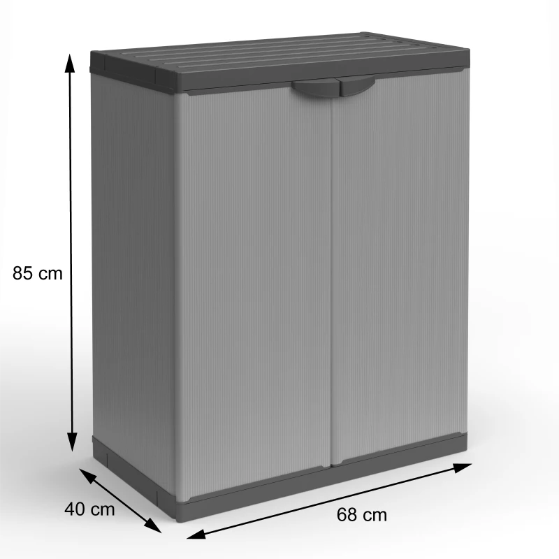 MONGARDI Armadietto per la Raccolta Differenziata (Interno/Esterno) 68x40x85