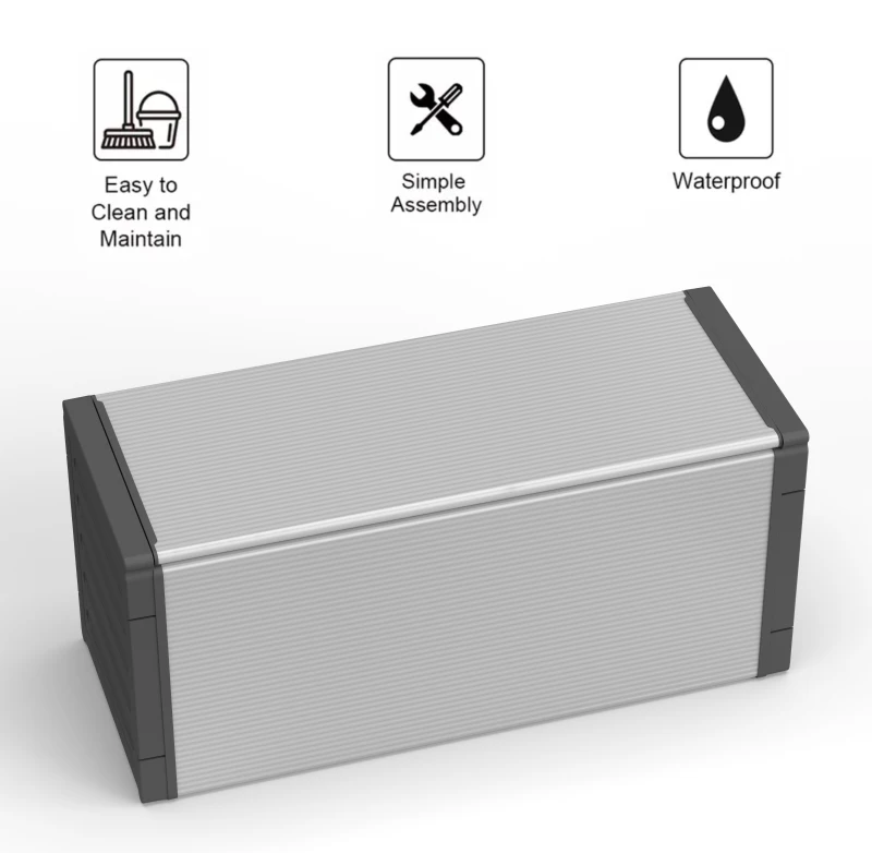 MONGARDI Cassapanca per la Raccolta Differenziata (Interno/Esterno) 85x34x38