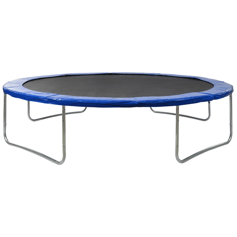 6FT Outdoor Trampoline with Safety Enclosure, Ladder and Jumping Mat, Durable UV-Protected Bounce Surface, for kids, 183 cm Diameter, Black