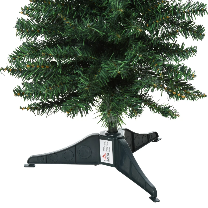 HOMCOM Künstlicher Weihnachtsbaum 1,2 m Christbaum Tannenbaum 212 Äste PVC Grün Ø32 x 120H cm
