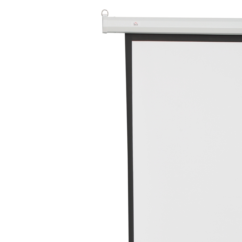 HOMCOM Beamerscherm met Afstandsbediening, 84 Inch, 4:3 formaat, 171x130 cm, Wit(m-8)