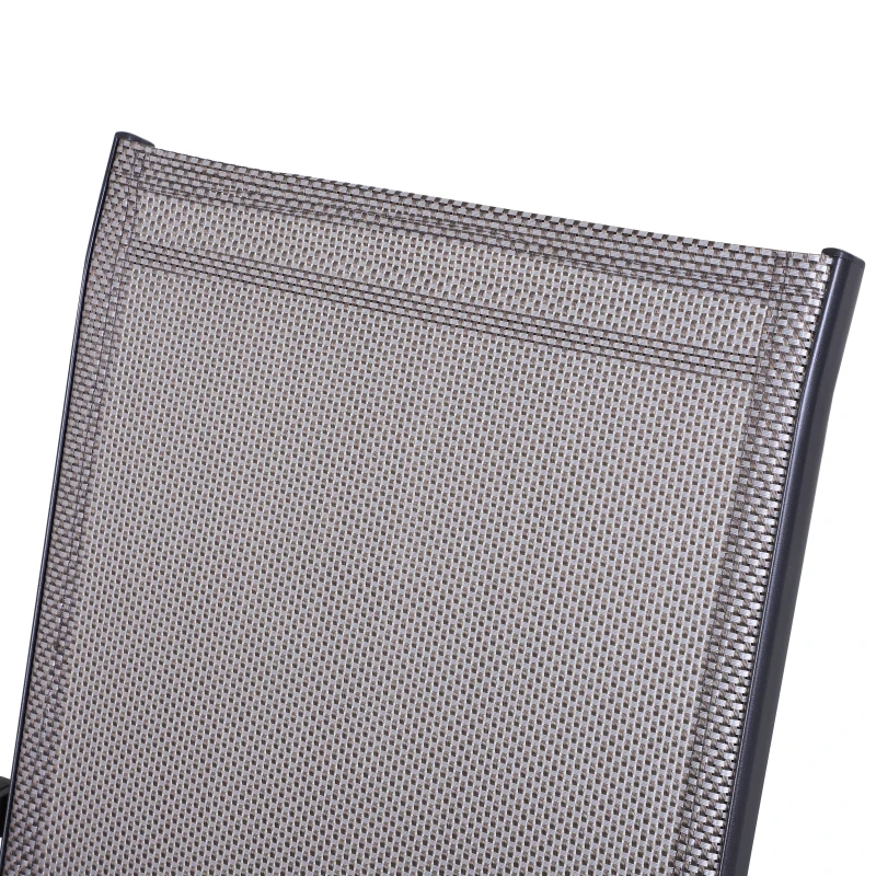 Outsunny klapstoel met armleuningen set van 2