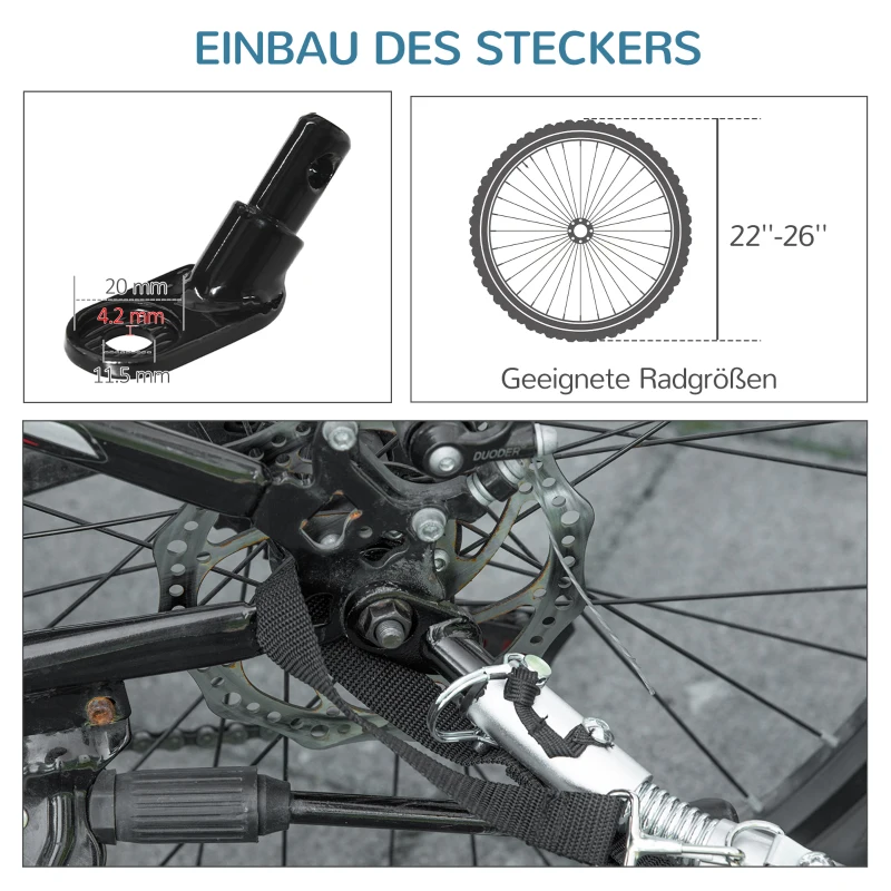 PawHut 2-in-1 Hundeanhänger Haustier Fahrradanhänger Hundetransporter Hunde Fahrrad Anhänger Oxfordstoff Atmungsaktiv Metall Oxford Gewebe Blau+Grau 122 x 58 x 74 cm