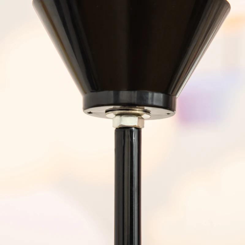 HOMCOM Boxset Boxstand für Kinder Punchingball Set höhenverstellbar 87,5-129,5 cm Standboxsack mit Boxhandschuhe Pumpe für Kinder 5-8 Jahre Metall Kunstleder Schwarz+Rot