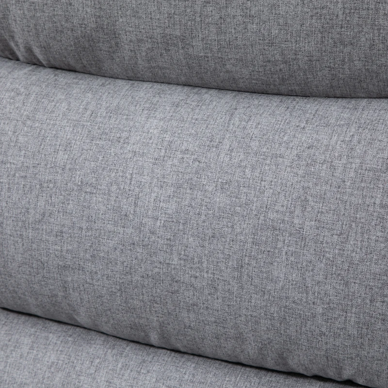 HOMCOM Recliner z funkcją rozkładania Krzesło TV Recliner Linen-Touch