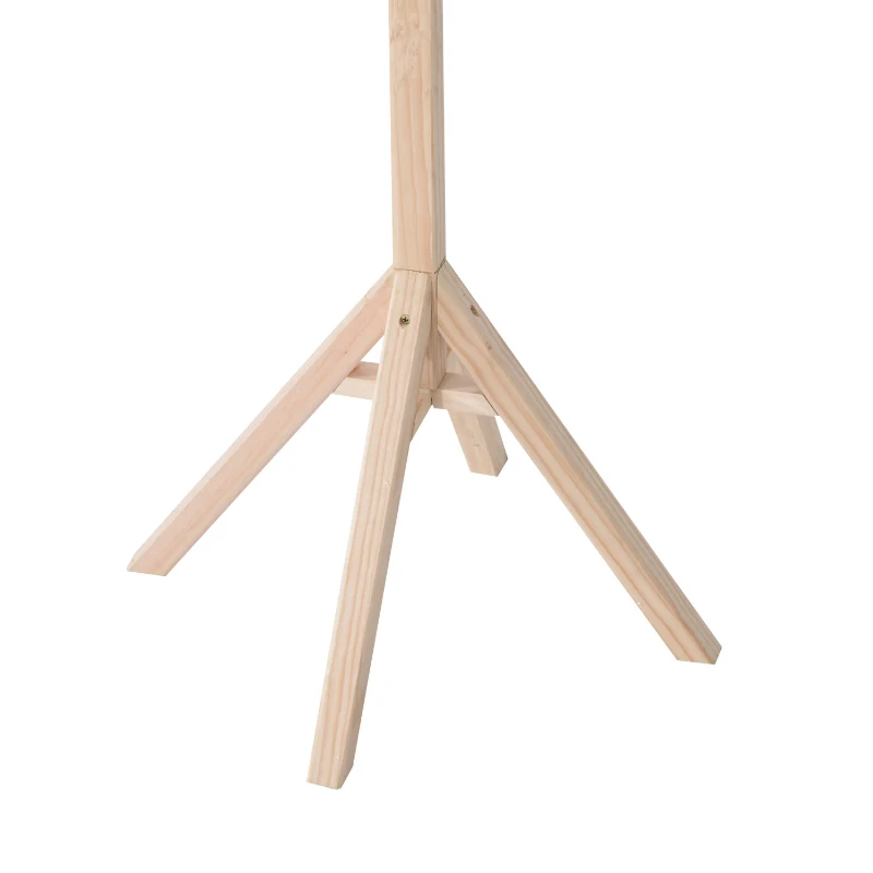 PawHut Vogelhaus Vogelfutterhaus Vogelhäuschen Vogelvilla Vogel Futterhaus mit Ständer, Kiefer, 49,5x49,5x121cm