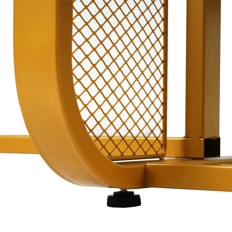 Mesa de Comedor Extensible y Plegable con Cajones y Espacio de Almacenamiento Blanco y Dorado