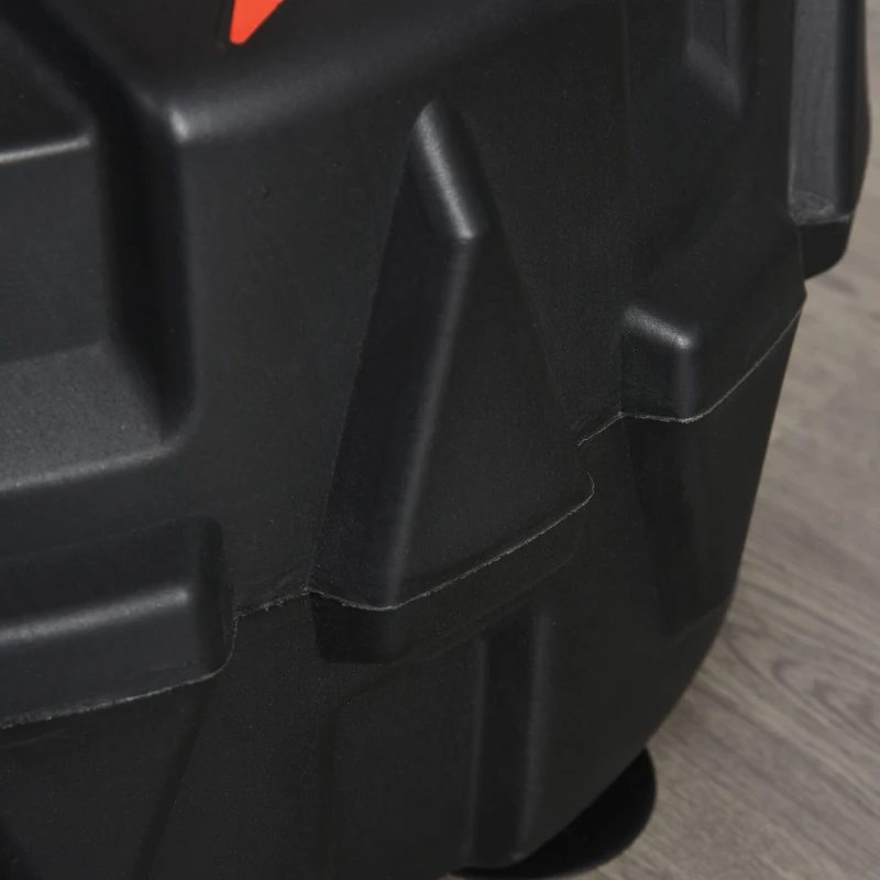 HOMCOM Standboxsack Erwachsene Freistehender Boxtrainingsgerät Boxpartner Boxassistent Training mit Saugfuß Schwarz+Rot 60x60x180 cm