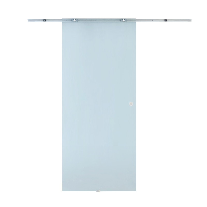HOMCOM glazen schuifdeur schuifdeur glazen deur kantoor met zonder stroken 775/900/1025 x 2050 mm
