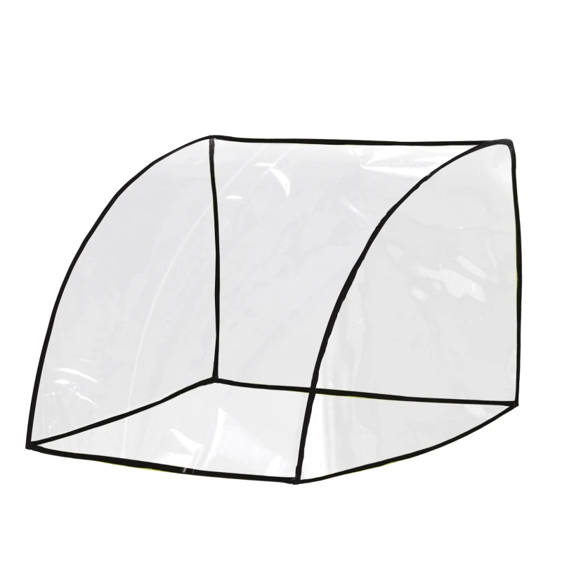 HOMCOM Regenschutz für Kinderanhänger Regenüberzug