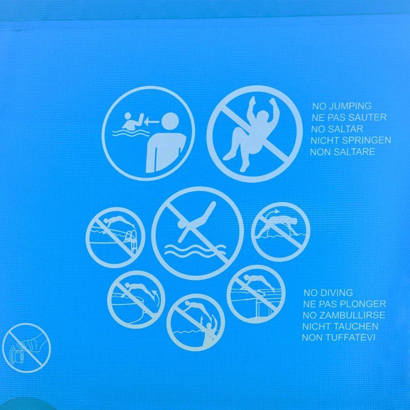 Outsunny Rahmenpool mit Schlauch Draht Swimmingpool Schwimmbad Ablassventil für sauberen Wasser 1000D PVC Stahl Blau 292 x 190 x 75 cm