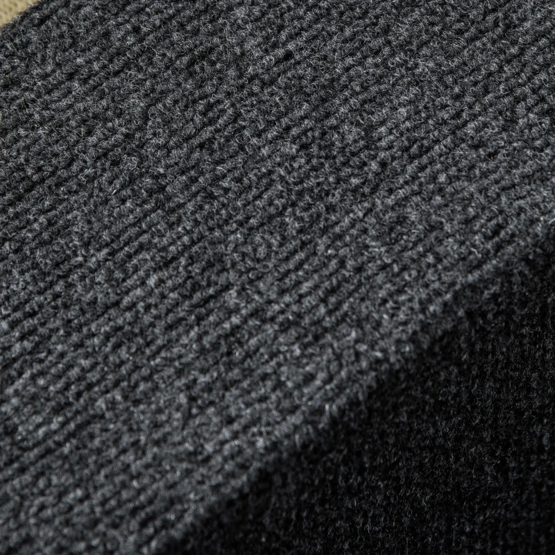 PawHut Haustiertreppe Hundetreppe 4 Stufen tragbare Katzentreppe Einstiegshilfe mit grauem Teppich für Katzen und Hunde einstellbar faltbar 46,5 x 55 x 64 cm