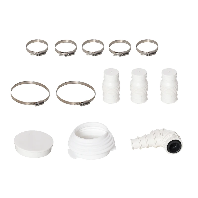 HOMCOM Hebeanlage Abwasserpumpe Fäkalienpumpe Haushaltspumpe für WC Dusche, 500W, 40 x 18,5 x 28 cm