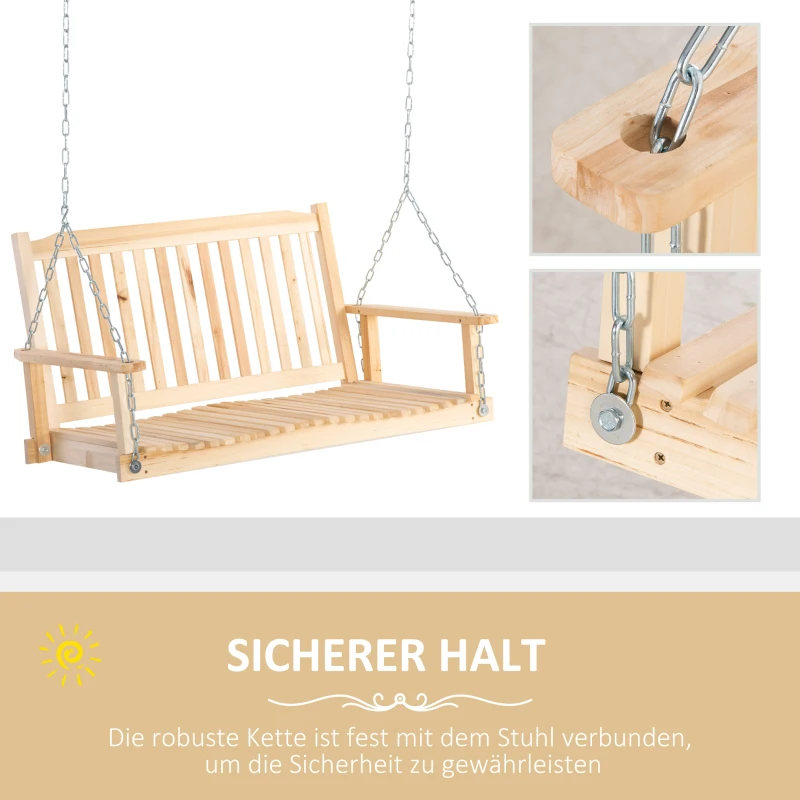 Outsunny tuinschommel voor 2 personen 117 cm 69 cm x 60 cm