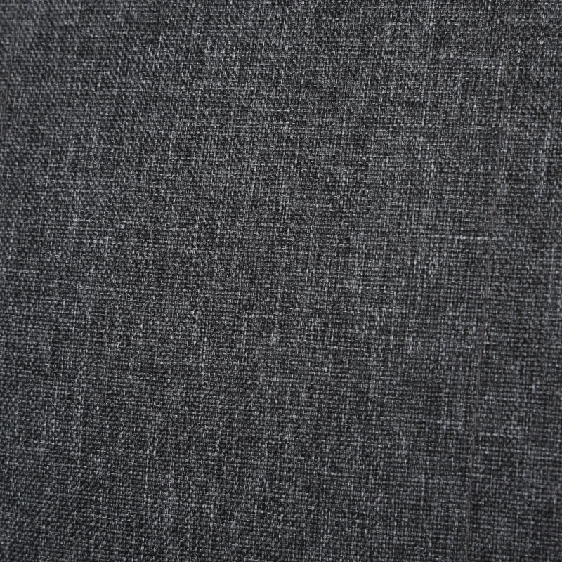 HOMCOM Relaxsessel Ruhesessel Relaxstuhl mit Armlehne Leinenbezug Holzgestell Grau