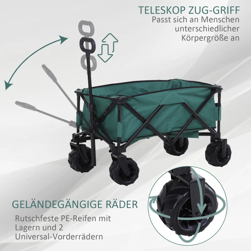Outsunny handkar 108 cm x 55 cm x 91 cm