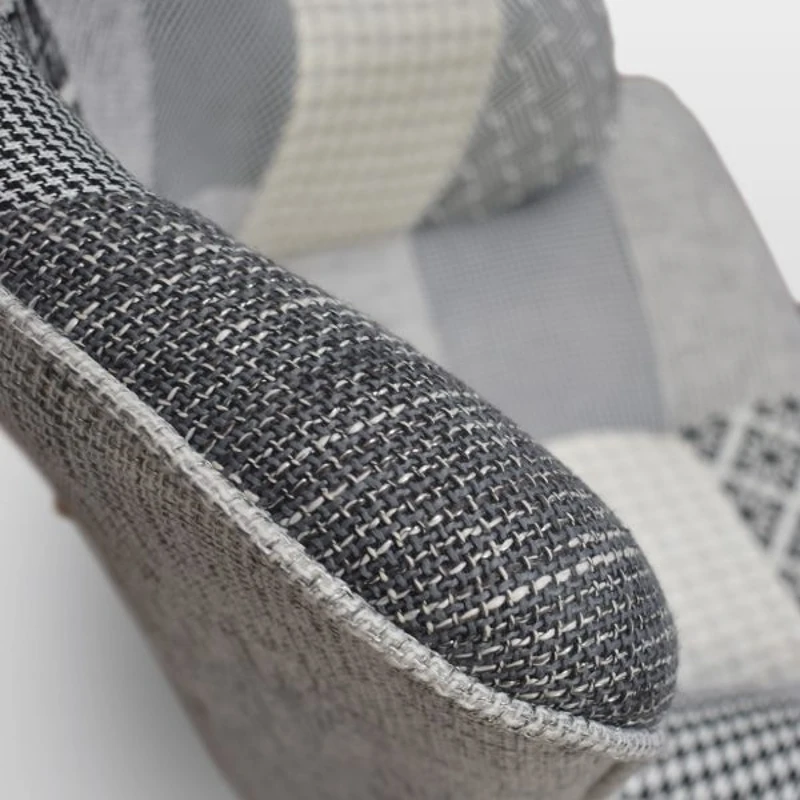 PAZZO DESIGN Poltrona Con Poggiapiedi, Multicolor