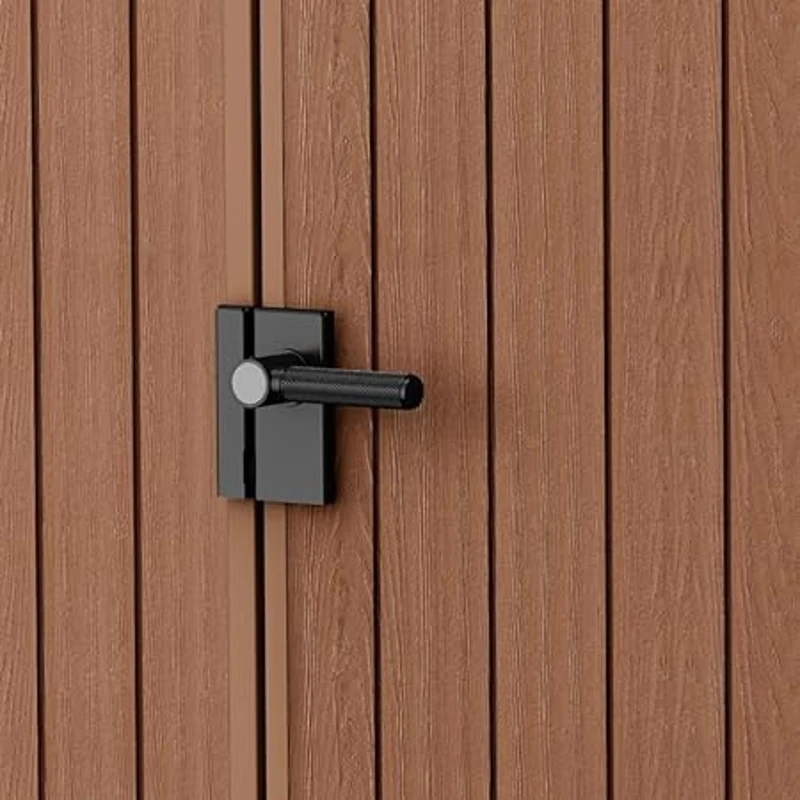 Keter Casetta da Giardino Darwin 4x4, Marrone, 125,8 X 117 X 205 h