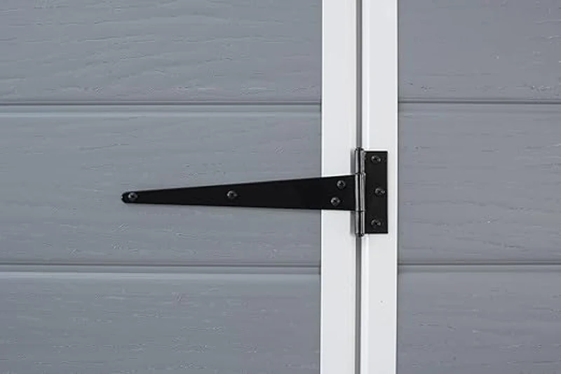 Keter Casetta da Giardino Manor 6x4 Pent, Grigia, 183,5 X 111 X 200,5 h